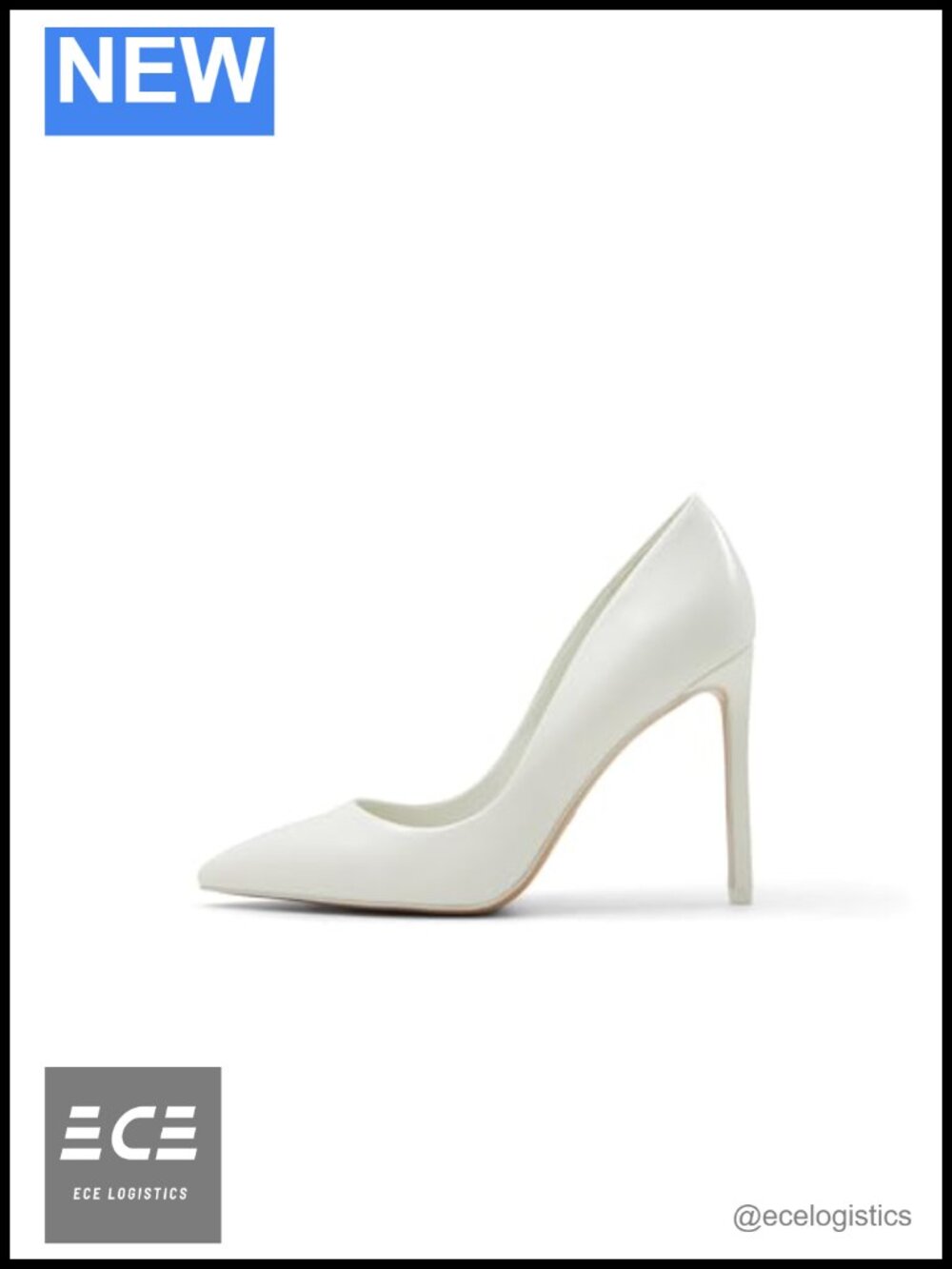 Lala Stiletto Heeled Slip-On Pointed Toe Pump Formal Shoe